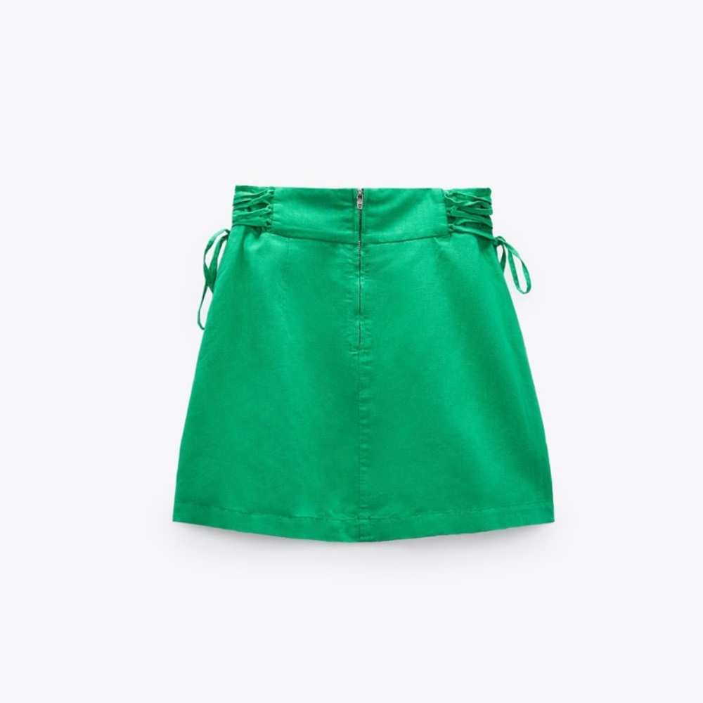 Zara linen blend skirt - Picture 8 of 9